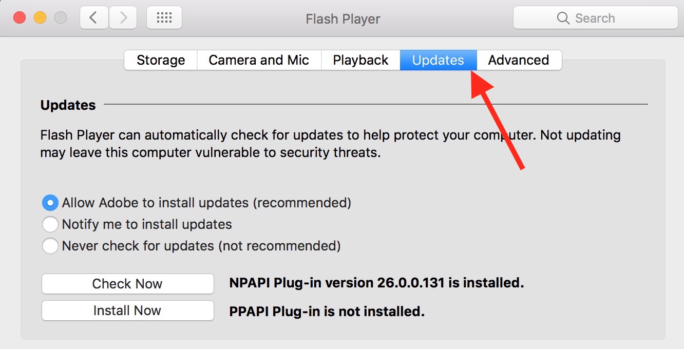 Download adobe flash player mac os x safari